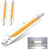 Wenuan R7S LED 118mm Dimmerabile,Lampadine LED R7S 20WBianca Freddo 6000K 2000LM,Equivalenti a R7S 200W Lampada Alogena,COB LED Lineare Lampadine,Nessun Sfarfallio,Illuminazione Fascio 360°,pacco da 2