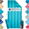 Blumtal Telo mare XXL in microfibra - asciugamano compatto e ad asciugatura rapida 90 x 180 cm - Coperta da spiaggia senza sabbia con nastro