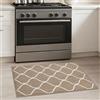 COSY HOMEER Tappeto Cucina 50 x 80 cm, Tappeti Cucina Antiscivolo Lavabili Moderni, Tappeto Per Cucina Corridoio Porta Comodino, Tappetino Cucina Passatoia Pratica, Beige