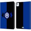 Head Case Designs Licenza Ufficiale Inter Milan Nero & Blu IM 2Stars Custodia Portafoglio in Pelle Compatibile con Apple iPad Air 11 2020/2022/2024/2025