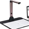 Kalopsia Scanner professionale per libri da 13 MP: formato A3 OCR Scanner Visualizer, 3 livelli LED HD Scanner portatile, fotocamera per documenti USB multilingue per riunioni didattiche