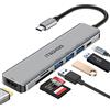 iTSOHOO Adattatore USB C HDMI Hub per MacBook Pro/Air M1 M2,iTSOHOO 7 in 1 da Tipo C a HDMI 4K, porte USB 3.0/2.0, lettore di schede SD/TF, adattatore multiporta di ricarica 100W PD per Chromebook/XPS/Surface