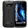 DOOGEE S41 MAX (2024) Rugged Smartphone 16GB+256GB /1TB, Smartphone Rugged Android 13, Batteria 6300mAh, 5,5''HD+ Telefono Indistruttibile, Fotocamera 13MP+8MP, IP68/69K/Dual SIM/NFC/OTG/GPS Nero