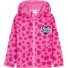Barbie Giacca Bambina Pile - Felpe con Zip Bambina - Fleece Jacket (Rosa, 4-5 anni)