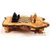 Scacchiera rustica in legno di olivo ulivo con scacchi 33*33 cm