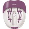 HoMedics Luxury Nail Care Foot Spa, Pediluvio Massaggiatore Piedi con 4 Strice Idromassaggio, Kit per Pedicure, Pietra Pomice, Rulli Massaggianti e Funzione Mantenimento Acqua Calda, Taglia Max: 47