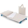 ITALBABY Set Brandina Sotto-Sopra con Borsa Fantasia Pois Tortora