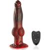 Epic Prometheus Thrusting Dildo Titan in Flames with Remote