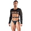 Svenjoyment Crop Top, Chest Harness & Jock Set 2180502 Black S