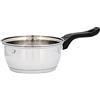 Quid Habitat Casseruola in acciaio inox 16 x 7,5 cm - 130 cl in acciaio inox adatto a induzione 100% igienico