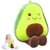 Auirshiky Avocado Peluche 30cm, Cuscino Avocado, Peluche a Forma di Avocado, Cuscino in Peluche di Avocado per Auto, Divano, Decorazione, Idea Regalo per Ragazzi e Ragazze