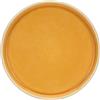 ROSE & TULIPANI MILANO Thun Rose&Tulipani - Piatto Frutta color Zucca in gres, diametro 20 cm, collezione Arpeggio