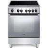 De Longhi Cucina Elettrica Induzione 4 Fuochi Forno Elettrico Ventilato Vapore con Grill 60x60 colore Inox - DMX64INL