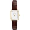 ANNE KLEIN Orologio da Donna con cinturino in pelle sostenibile, AK/5148, Marrone