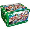 BRIO World - Set Ferrovia Deluxe, Set Costruzioni Trenino in Legno, Giocattolo per Bambino e Bambina 3+ Anni