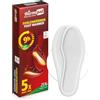 THERMOPAD scalda-suole - 5 paia - extra caldo - solette riscaldanti - piedi caldi per 9 ore - autoriscaldante - S (36-37)