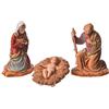 Moranduzzo Pastori e Presepi Natività in miniatura 3 soggietti 3,5 cm Martino Landi - Moranduzzo