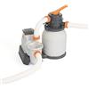 Bestway Pompa di Filtraggio a Sabbia Flowclear 58499, Portata 7.571 L/H per Piscine Fuori Terra