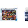 Senza marca/generico Ravensburger Puzzle 2000 Pezzi, Miracoloso Mondo Dei Libri, Collezione Fantasy,