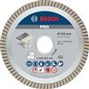 Bosch Professional Disco diamantato Best for Ceramic Extra-Clean Turbo, ceramica, 125 x 22, 23 x 3 mm, accessorio per smerigliatrice angolare, nero