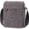 Troop London Borsello a tracolla classica in tela Troop London Charcoal TRP 242