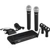 Shure Dual Vocal Wireless System Microphone Mic Receiver Set SVX288J PG28-JB1