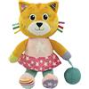 Clementoni - 17762 - Katy The Kitty - Peluche Neonato, Giocattolo Bambini 0-36 Mesi - 100% Lavabile