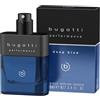 bugatti Performance Deep Blue Profumo da uomo, 100 ml, Eau de Toilette Fresh fougères Eau de Toilette da uomo, con bergamotto, pepe, legno di sandalo, muschio e ambra, potente con note acquatiche e
