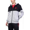 hermet Milan, Blusa Homewear in Felpa Garzata, Abbigliamento da Casa, Rosso e Nero con Logo del Milan Effetto Rilievo, in Cotone, Full Zip, Taglia L