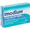 Imodium 2 mg Loperamide Cloridrato Trattamento Diarrea 8 Capsule Rigide
