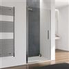 DEGHI Box doccia nicchia 100 cm battente con vetro trasparente e profilo cromo 195h - Nilo