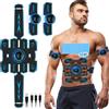 LEMENG Elettrostimolatore Muscolare,EMS Stimolatore Addominale, Elettrostimolatore per Addominali,Cinture tonificanti,Addome/Braccio/Gambe/Waist/Glutei Massaggi-Attrezzi,USB Ricaricabile-Uomo/Donna