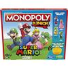 Monopoly Hasbro Monopoly Junior Super Mario Edition Gioco da tavolo, Gioca nel Regno dei Funghi come Mario, Peach, Yoshi o Luigi, dai 5 anni in su, Versione Tedesca