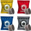 Caffè Borbone 200 Capsule Caffè Borbone Kit Assaggi 4 Miscele miste Compatibili Espresso Point