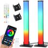 Meiyue Smart LED Lightbar, Gaming Smart LED Lampada RGB con Effetti Di Illuminazione Multiple,213 modalità e sincronizzazione musicale, Luce D'atmosfera per TV, PC, Decorazione della Camera, Ufficio