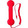 Pssopp Cornetta per Telefono retrò, Cornetta per Telefono Cellulare Wireless Universale Resistente Alle Radiazioni per Cellulare Smartphone Phone e Altro Ancora (rosso)