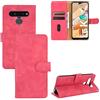 COMPATIBILE Custodia LG K41S LM-K410EMW / LG K51S LM-K510EMW Cover (6,55) Custodia STAND flip libro MAGNETICA GEL SILICONE TPU protezione eco pelle protezione PORTAFOGLIO porta carte (fucsia)