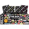 BILLY BOY Profilattici The Box 50 pz | Profilattici nelle misure 52 mm e 56 mm | Otto diverse varietà assortite | (1x50 pezzi)