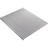 GREGORIOSTORE Spianatoia Tagliere in Acciaio Inox 304 per Impastare, con Tappeto Antiscivolo Omaggio (60x48 cm)