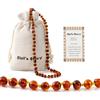 Cici's Story Collana in Ambra Naturale(Unisex)(Cognac) - 45cm - Ambra Baltica 100%