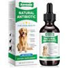 ZTSMSWY Antibiotici per cani,Antibiotici per cani,Allergia del cane e sollievo dal prurito,Trattamento dell'infezione del lievito per cani,Antibiotici per cani per infezioni,Sapore di pancetta 60ml