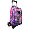 COMIX, Flash You'r BTFL - Zaino Trolley Scuola Media, Staccabile e Organizzato, con Maniglia Regolabile e Aggancio Magnetico, Ampi Vani a Zip e Ruote Sostituibili - 30x44,6Hx20, Fino a 52H, 27L