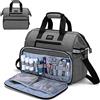 CURMIO Borsa medica, borsa per forniture infermieristiche con custodia imbottita per computer portatile, per visite a casa, assistenza sanitaria, adatta per medici, studenti infermieristici