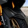 Resin Bike Adesivi Scooter Compatibile con Yamaha Tmax 530 2012-2016 Argento e Carbonio. Protezione Parafango e Parasteli Antigraffio e Antiurto. Adesivi Resinati 3D Made in Italy
