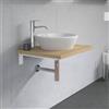 Duravit Plinero top con lavabo D-Neo, 2371400070+PL8201030300000+2#BN000001, Plinero; D-Neo [Mobili da Bagno > Top con Lavabo da Appoggio]