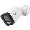 PNI IP515J Telecamera di sorveglianza POE, Bullet 5MP, 2,8 mm, per esterni, audio bidirezionale, bianca