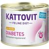 KATTOVIT Feline Diet Diabetes Pollo 185g