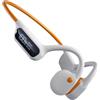 GZCRDZ Conduzione Ossea Bluetooth5.3 Auricolari Wireless IPX8 Cuffie Impermeabili 32GB Lettore MP3 Nuoto Gancio per l'orecchio con microfono Display di alimentazione (bianco)
