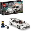 LEGO Speed ​​Champions Lamborghini Countach, replica del modello di auto da corsa giocattolo, set da costruzione da collezione con minifigure del pilota 76908