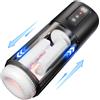 SuperLove Sci-Fi Rubbing & Heating & Vibrating Masturbator Black